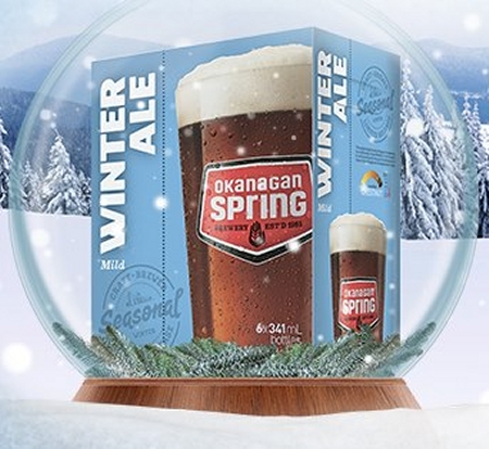 Okanagan Spring Launches Mild Winter Ale As Latest Seasonal