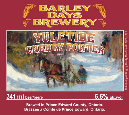 Barley Days Brings Back Yuletide Cherry Porter for Another Holiday Season