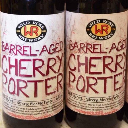 Wild Rose Releases Limited Edition Barrel Aged Cherry Porter