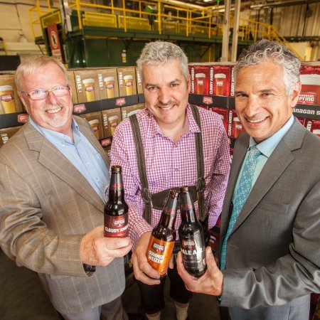 Sleeman Announces Expansion Plans for Okanagan Spring Brewery