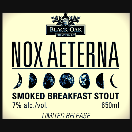 Black Oak Releases Nox Aeterna Smoked Breakfast Stout