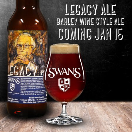 New Vintage of Swans Legacy Ale Launching Today