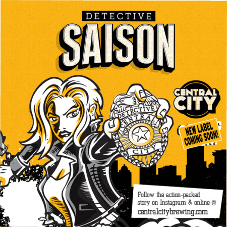 Central City Reveals New Label for Detective Saison