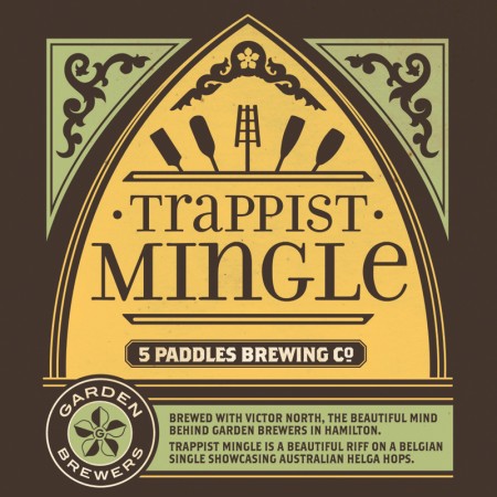 5 Paddles & Garden Brewers Releasing Trappist Mingle Collaborative Ale