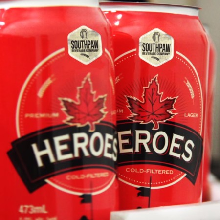 Southpaw Beverage Company Launches in Ontario with Heroes Blonde Lager