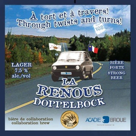 Petit-Sault & Acadie-Broue Release Collaborative La Renous Doppelbock