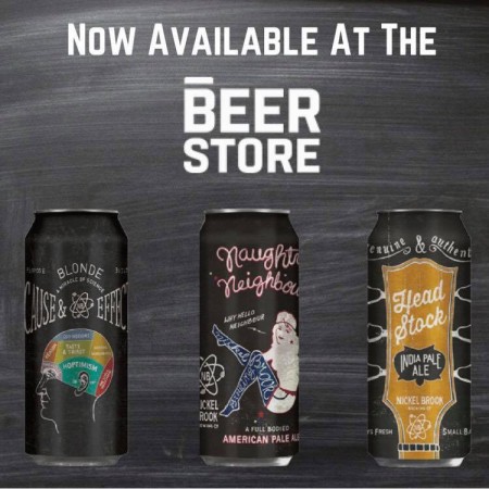 Nickel Brook Brands Now Available at The Beer Store