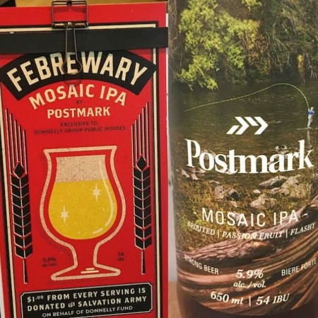 Donnelly Group & Postmark Brewing Holding Fe-BREW-ary Charity Fundraising Campaign