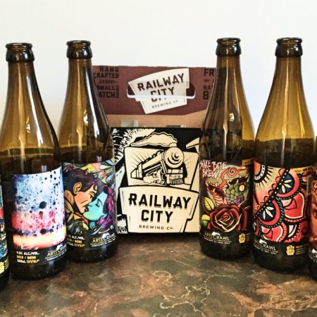 Railway City Brewing Releasing Limited Edition Six-Pack for Railway City Arts Crawl