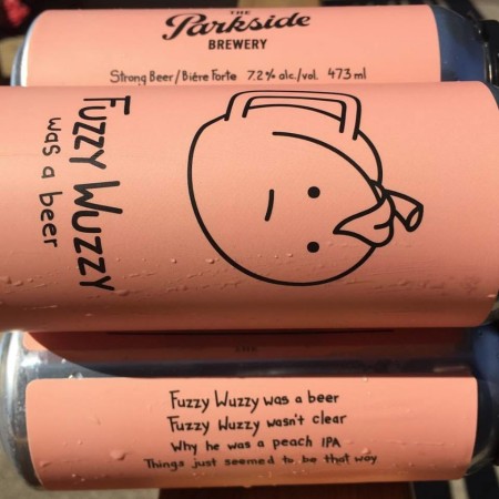 Parkside Brewery Brings Back Fuzzy Wuzzy Peach IPA