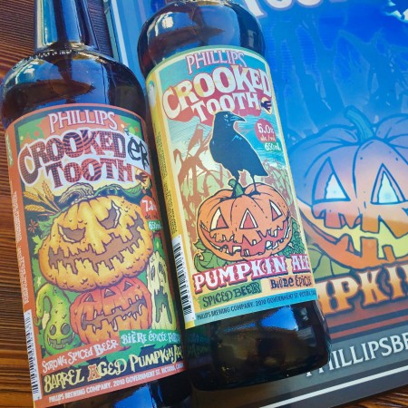 Phillips Brewing Announces Return of Crooked Tooth & Crookeder Tooth Pumpkin Ales