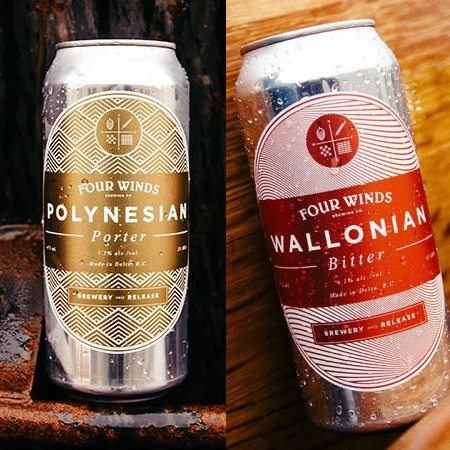 Four Winds Brewing Kicks Off Brewery Only Release Series with Polynesian Porter & Wallonian Bitter