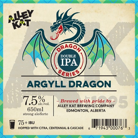 Alley Kat Brewery Dragon Double IPA Series Continues With Return of Argyll Dragon