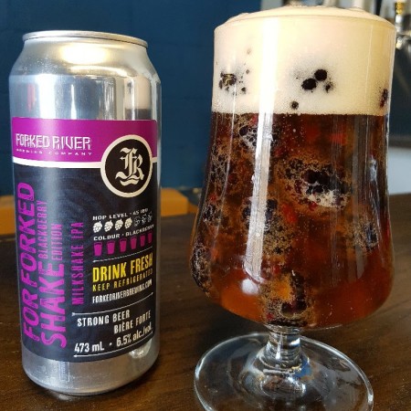 Forked River Brewing Releases Blackberry Edition of For Forked Shake Milkshake IPA