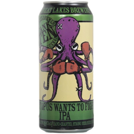 Great Lakes Brewery Promotes Octopus Wants To Fight IPA to Year-Round Line-Up