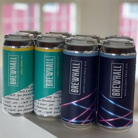 Brewhall Launching Retail Beer Sales with Neon Lights Pale Ale and Hall Pass IPA