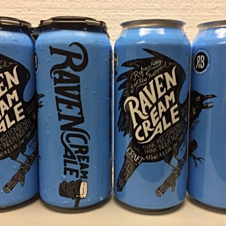 R&B Brewing Raven Cream Ale Now Available in Cans