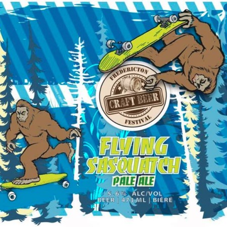 Fredericton Craft Beer Festival and Flying Boats Brewing Release Flying Sasquatch Pale Ale