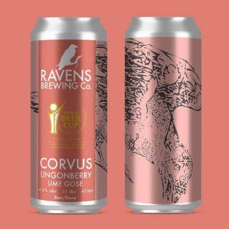 Ravens Brewing Corvus Lingonberry Lime Gose Now Available in Cans