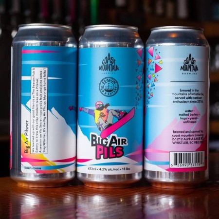 Coast Mountain Brewing Releases Big Air Pils for World Ski & Snowboard Festival