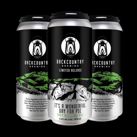 Backcountry Brewing Releases It’s a Wonderful Day for Pie Tart Key Lime Ale