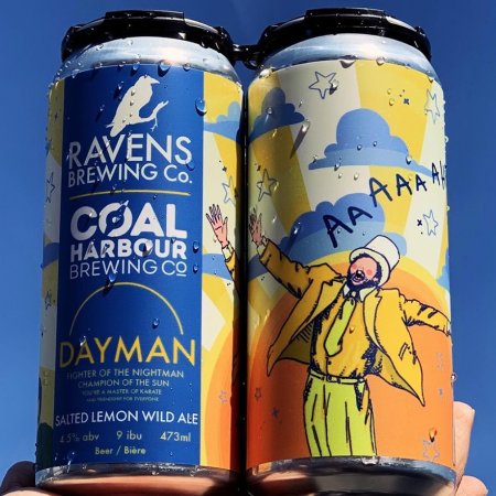 Ravens Brewing and Coal Harbour Brewing Release Dayman Salted Lemon Wild Ale