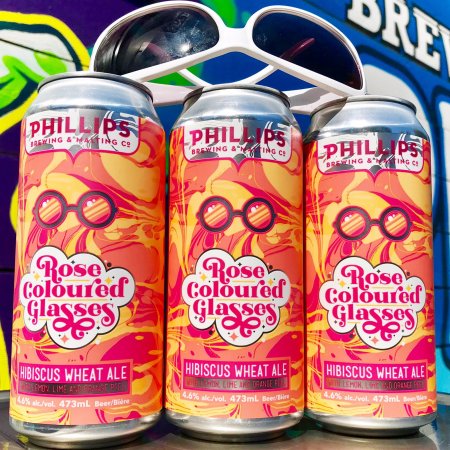 Phillips Brewing Releases Rose Coloured Glasses Hibiscus Wheat Ale