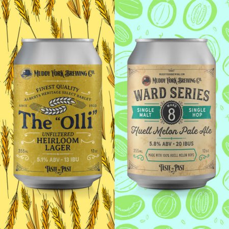 Muddy York Brewing Releases The “Olli” Unfiltered Lager and Ward 8 Pale Ale