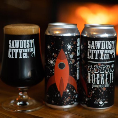 Sawdust City Brewing Releasing Retro Rocket Spiced Coffee Stout