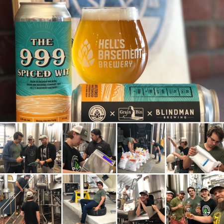 Hell’s Basement Brewery, Blindman Brewing and Grain Bin Brewing Release The 999 Spiced Wit