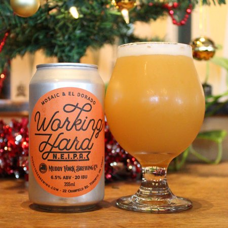 Muddy York Brewing Releases Mosaic & El Dorado Edition of Working Hard NEIPA