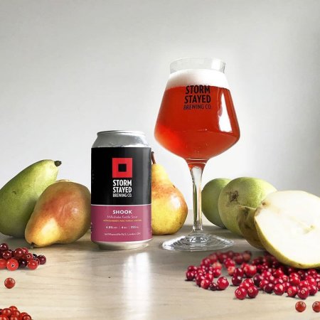 Storm Stayed Brewing Releases Shook Cranberry & Pear Milkshake Kettle Sour