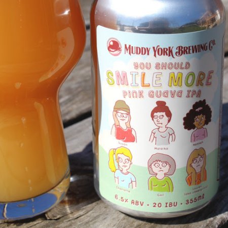 Muddy York Brewing Releases You Should Smile More Pink Guava IPA