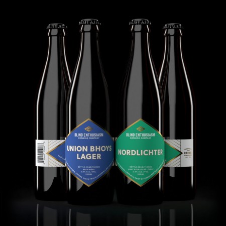 Blind Enthusiasm Brewing Releasing Bottle-Conditioned Versions of Union Bhoys & Nordlichter Lagers