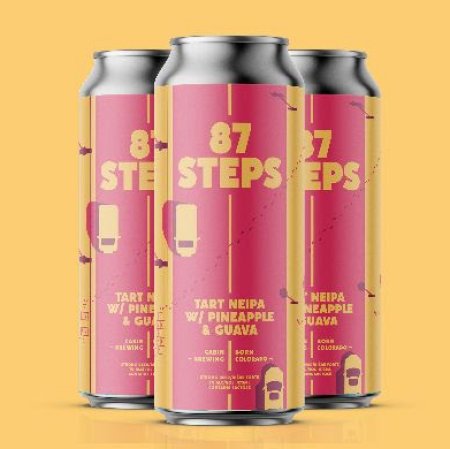 Cabin Brewing and Born Colorado Brewing Release 87 Steps Tart NEIPA