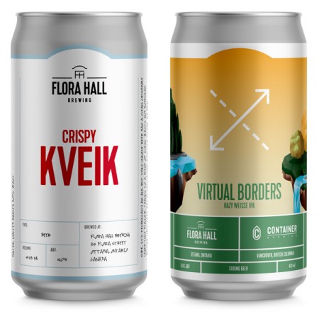 Flora Hall Brewing Releases Crispy Kveik and Virtual Borders Hazy Weisse IPA