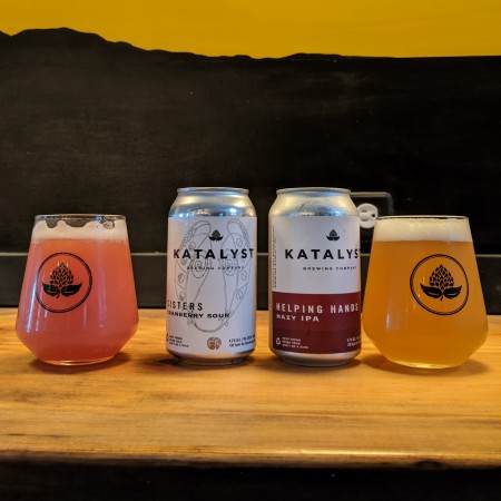 Katalyst Brewing Releases Sisters Cranberry Sour and Helping Hands Hazy IPA