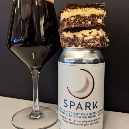 Spark Beer Releases Black as Midnight… Nanaimo Bar Stout