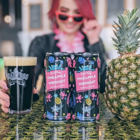 Dead Frog Brewery Brings Back Pineapple Midnight Tropical Porter