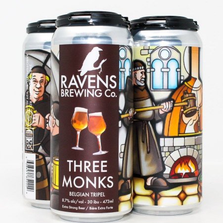 Ravens Brewing Releases Three Monks Belgian Tripel