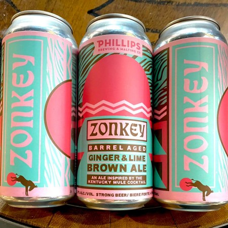 Phillips Brewing Releases Zonkey Barrel Aged Ginger & Lime Brown Ale