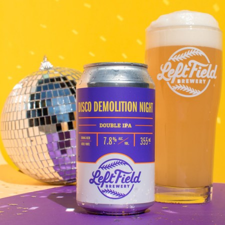 Disco Demolition Night DDH Double IPA - Left Field Brewery - Baseball Life