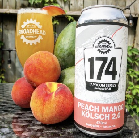 Broadhead Brewery 174 Taproom Series Continues with Peach Mango Kolsch 2.0