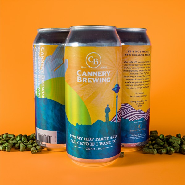 Cannery Brewing Releases It’s My Hop Party and I’ll Cryo If I Want To IPA
