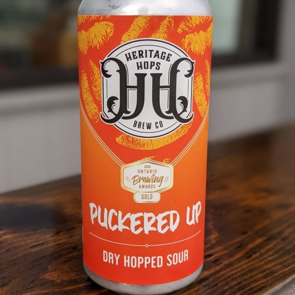 Heritage Hops Brew Co. Puckered Up Dry Hopped Sour Now Available at Beer Store