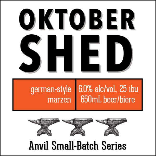 Shawn & Ed Brewing Anvil Small-Batch Series Continues with OktoberShed German-Style Märzen