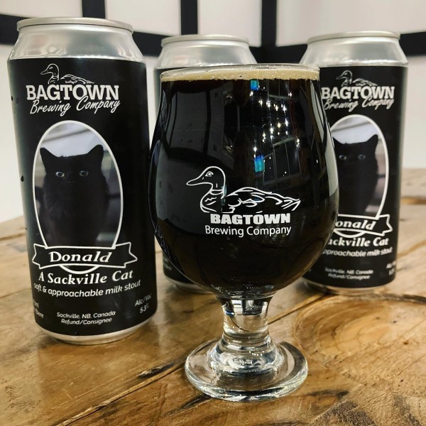 Bagtown Brewing Releases Donald, A Sackville Cat Milk Stout