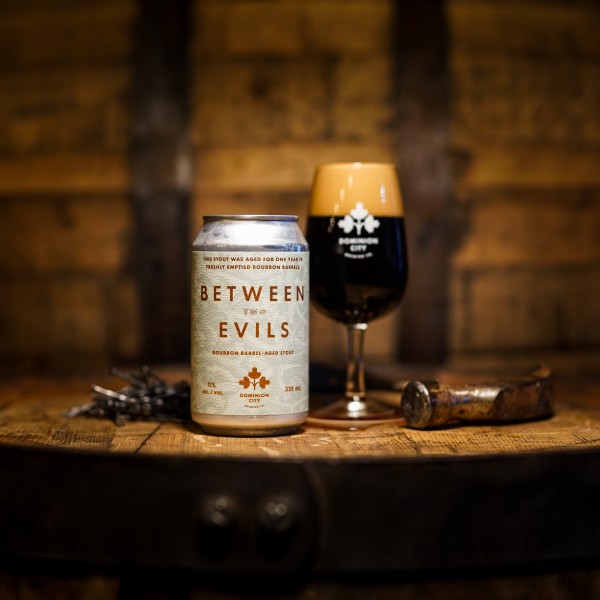 Dominion City Brewing Releases 2022 Vintage of Between Two Evils Bourbon Barrel-Aged Stout