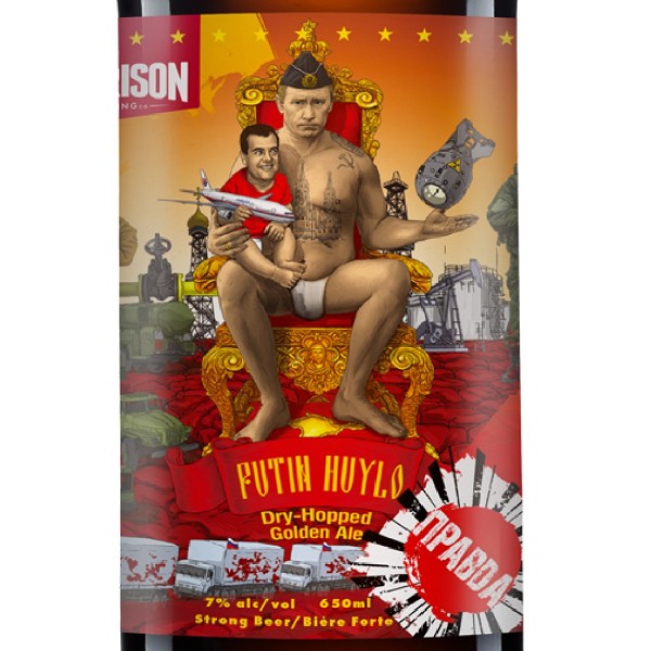 Garrison Brewing Releases Putin Huylo Golden Ale for Ukraine Relief Effort