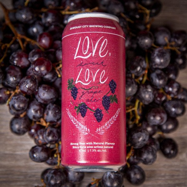 Sawdust City Brewing Releases Love, Sweet Love Ontario Grape Ale
